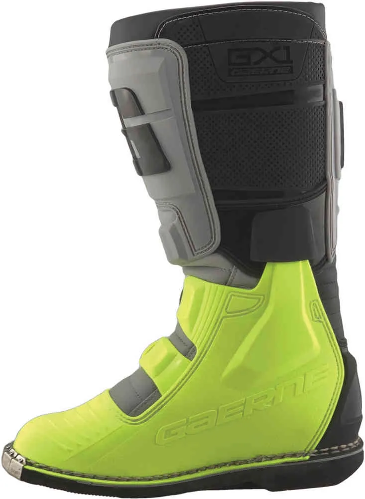 Goodyear GX-1 Gaerne Motocross Boots, Black/Grey/Yellow