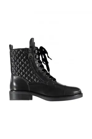 GUESS boots met fluwelen veters