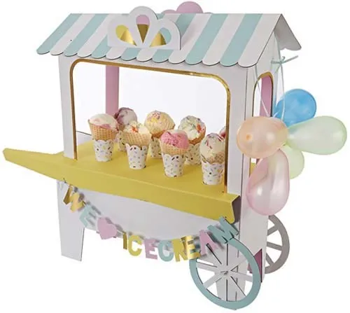 Ice Cream Cart Centerpiece