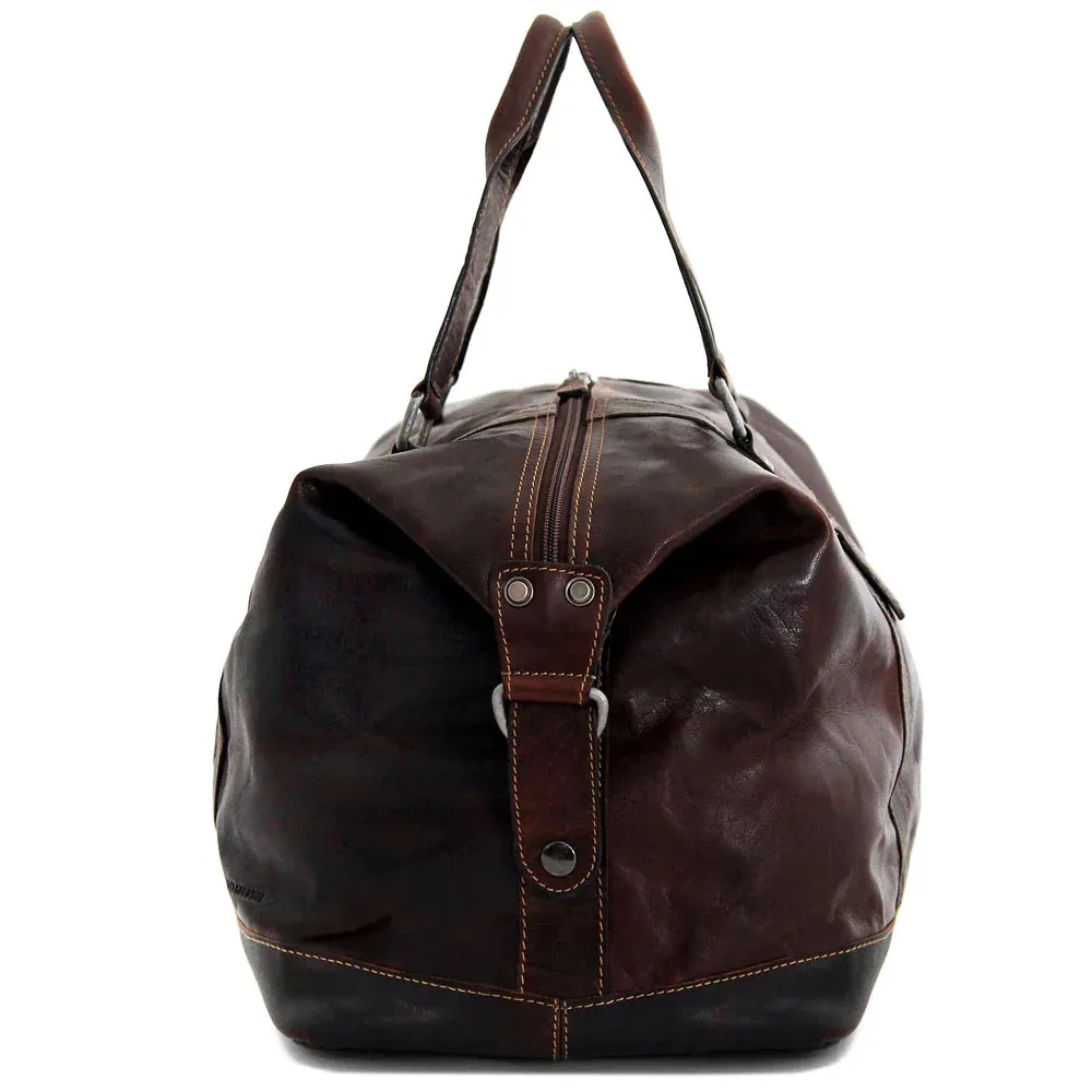 Jack Georges Voyager Leather Duffel Bag