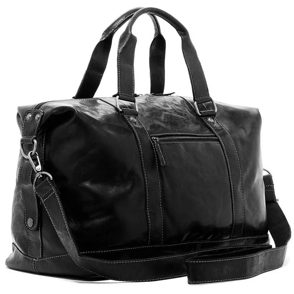 Jack Georges Voyager Leather Duffel Bag