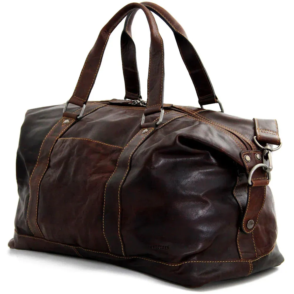 Jack Georges Voyager Leather Duffel Bag