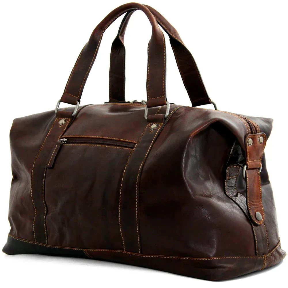 Jack Georges Voyager Leather Duffel Bag