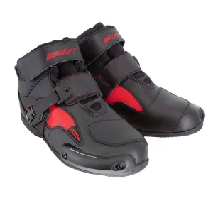 Joe Rocket Sector Casual Riding Boots Black/Red