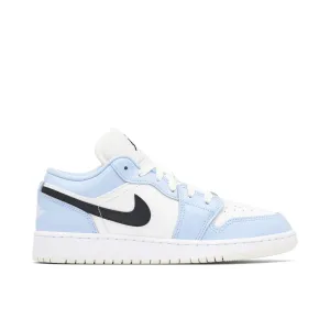 Jordan 1 Low Ice Blue Black (GS)