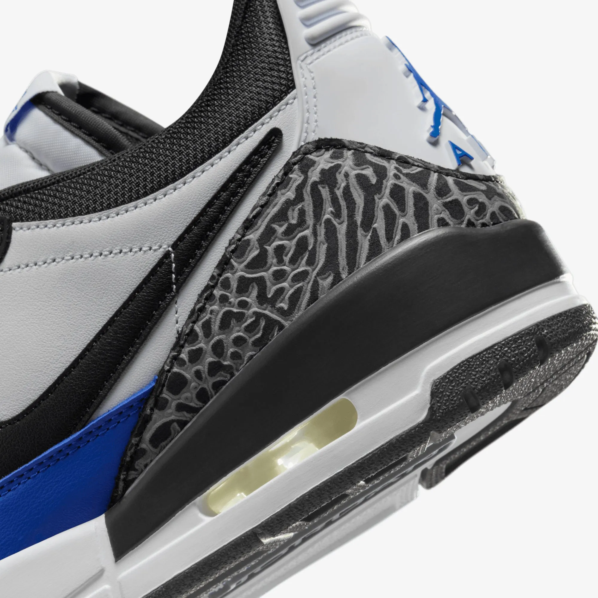 JORDAN | AIR JORDAN LEGACY 312 LOW { WHITE/BLACK-GAME ROYAL-WOLF GREY