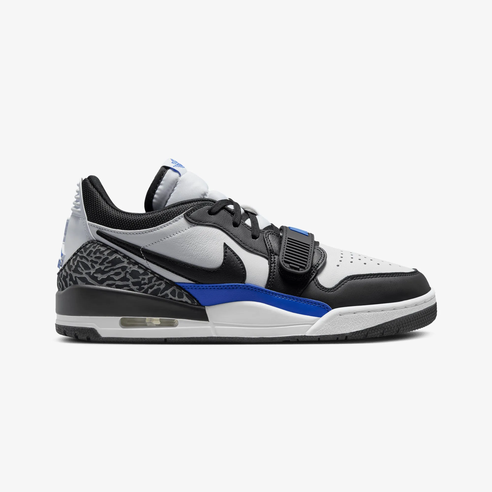 JORDAN | AIR JORDAN LEGACY 312 LOW { WHITE/BLACK-GAME ROYAL-WOLF GREY