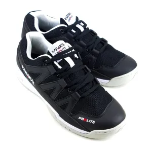 Karakal Pro Lite Mens Court Shoes Tennis Squash Black Lace Up Sports Trainers