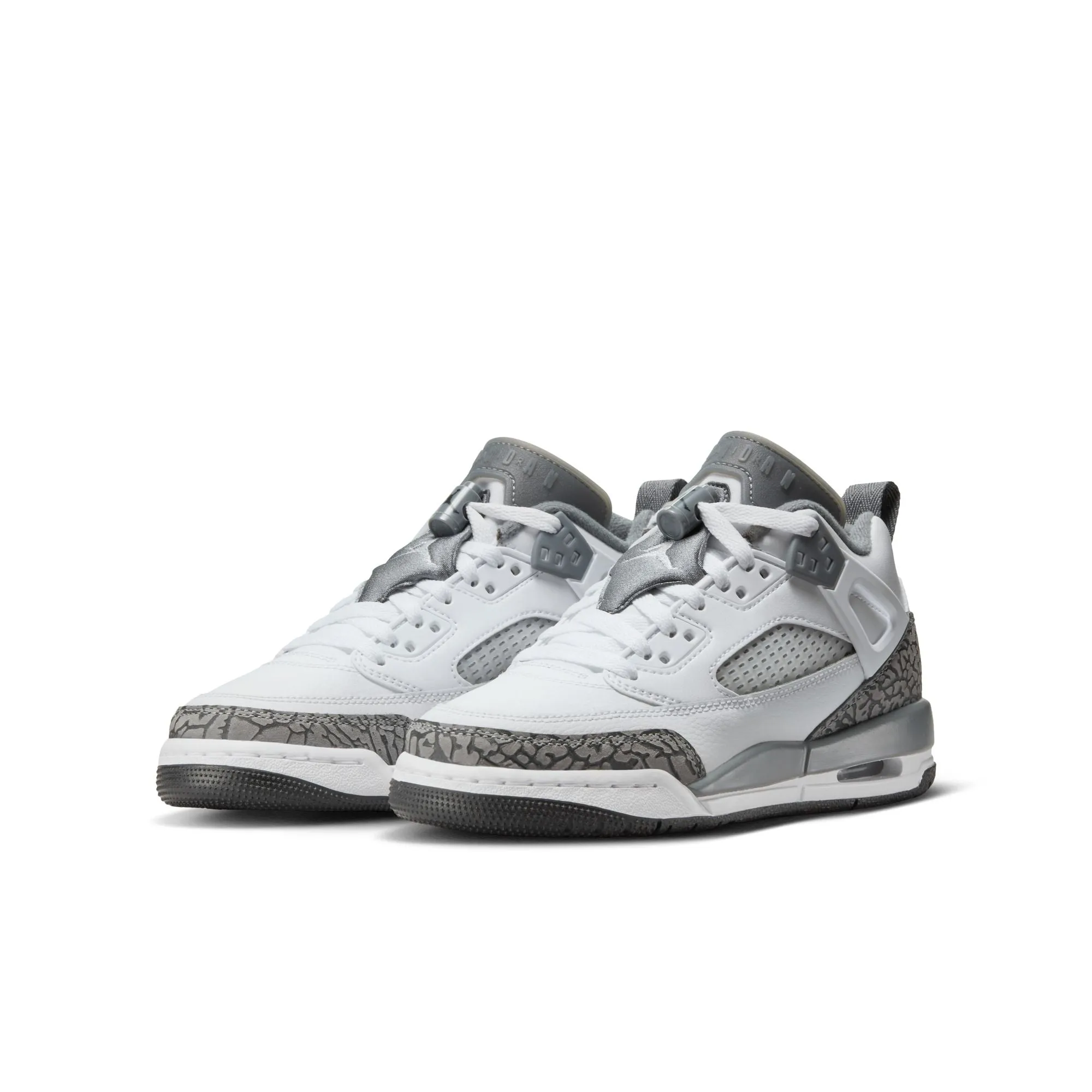 KIDS JORDAN SPIZIKE LOW GS (WHITE/COOL GREY/ANTHRACITE/WOLF GREY)