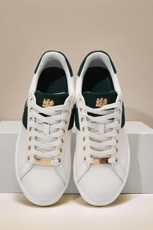 Knightsbridge Court Trainer (White Racing Green)