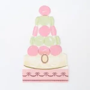 Ladurée Paris Macaron Pyramid Napkins (x 16)