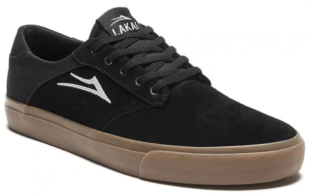 Lakai Shoes Porter - Black/Gum Suede