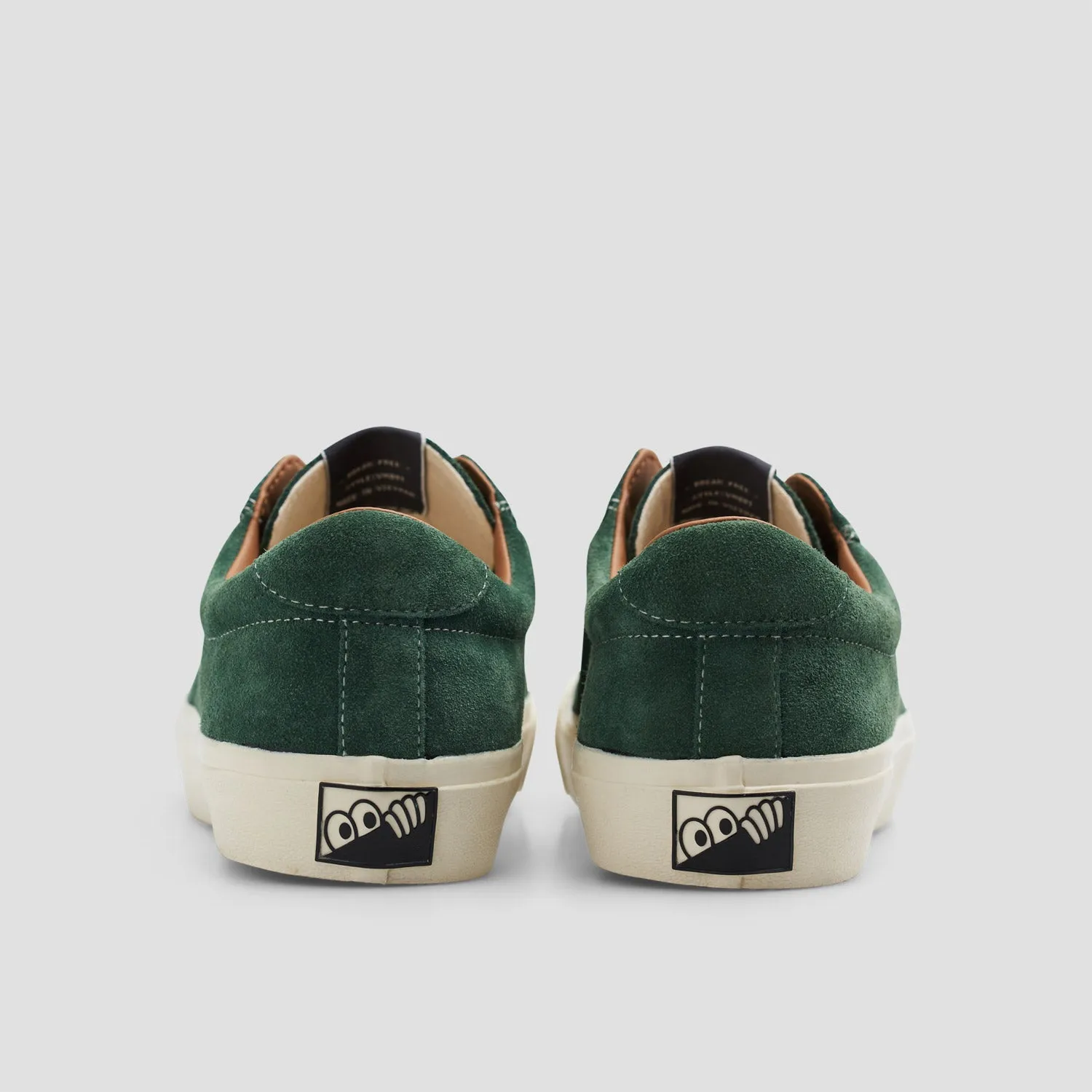 Last Resort AB VM001 LO Suede Skate Shoes Elm Green / White