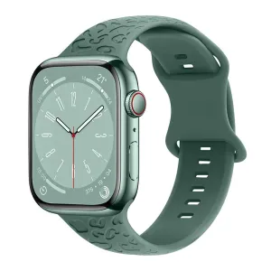 Leopard Luxe Silicone Band - The Wild Side of Apple Watch Accessories - Green