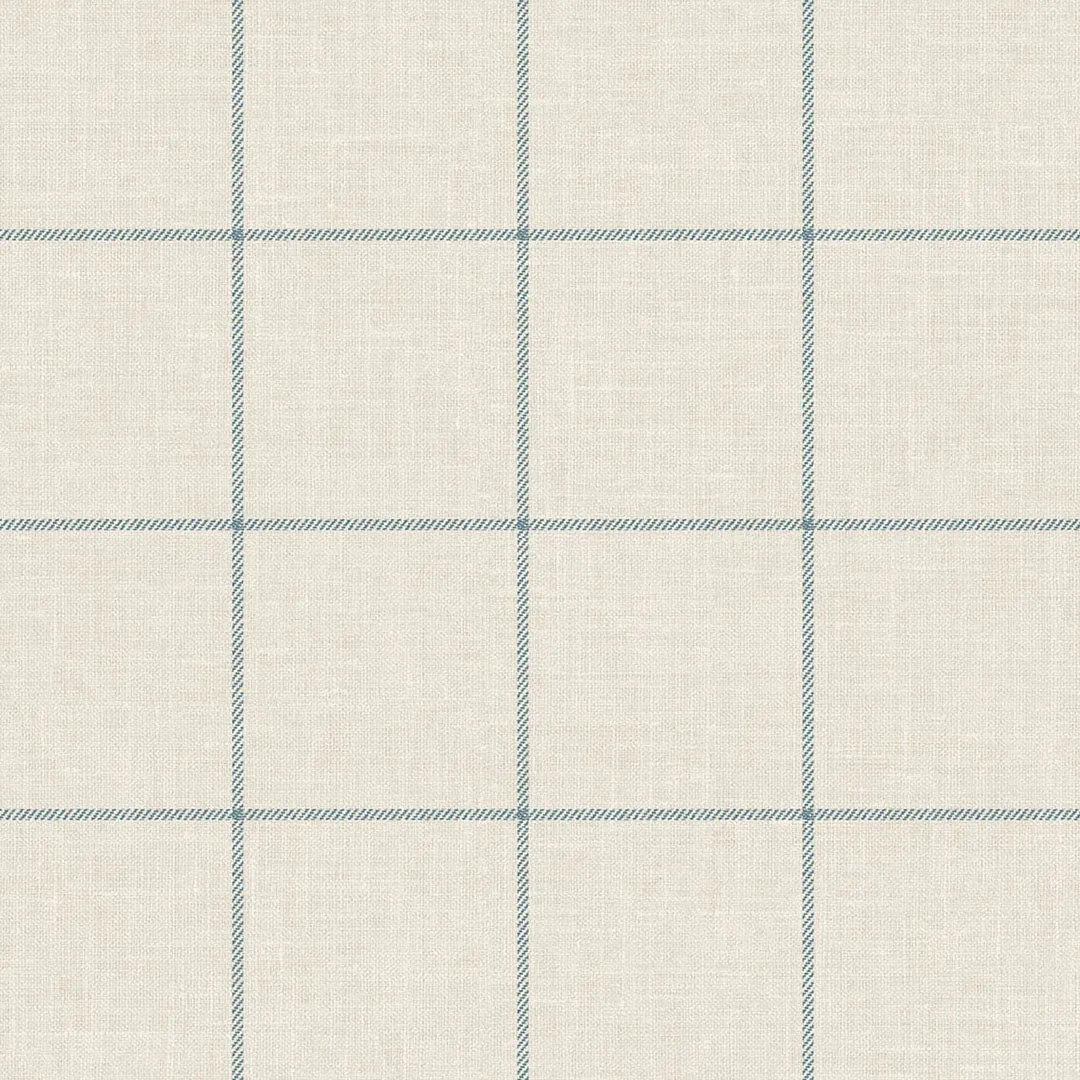 Linen Check Luxe Retreat Wallpaper