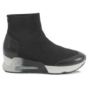 Lunar Leather Textile Women's High-Top Trainers