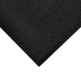 M A Matting 4' X 12' Charcoal Nylon/SBR Rubber Brush Hog™ Floor Mat