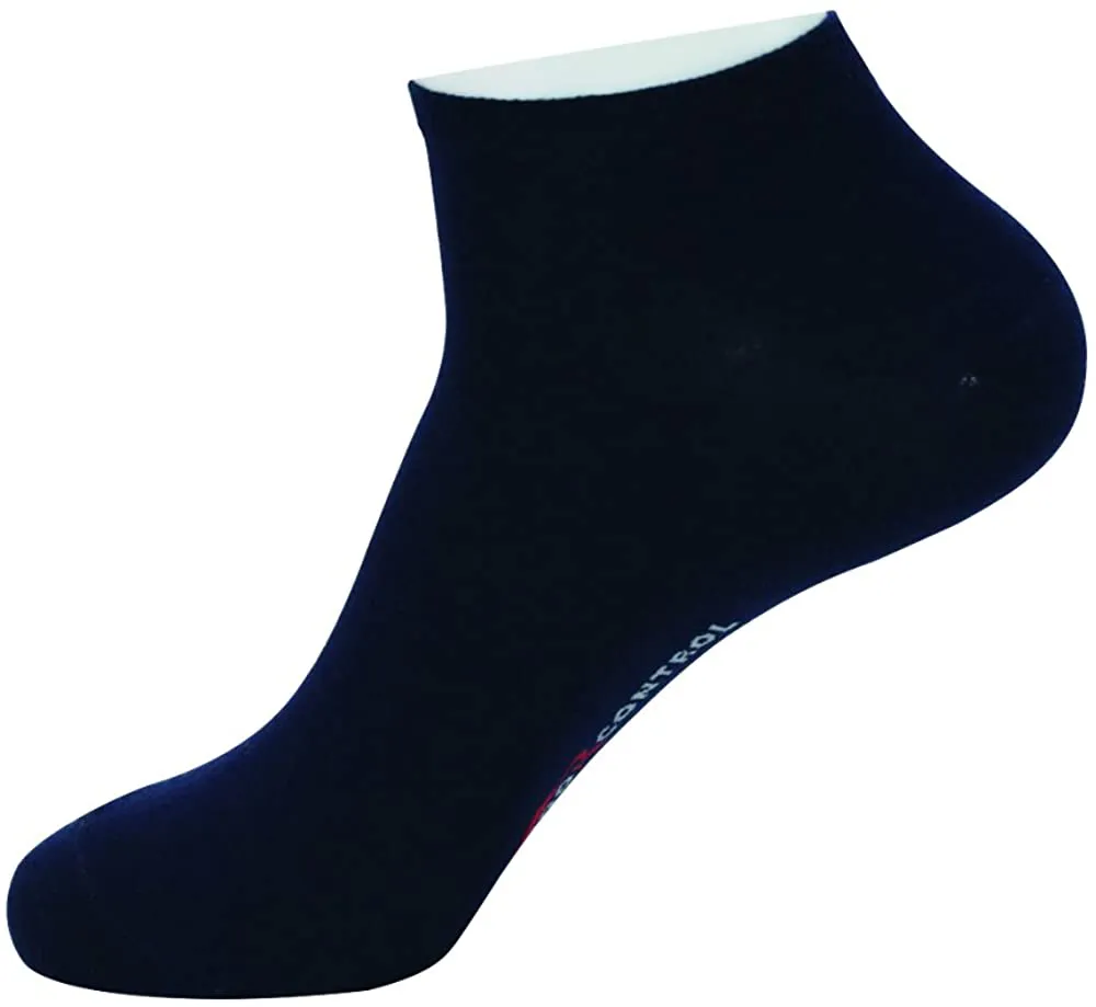 Men's 24 Pair Coolmax Cotton Low Cut No Show Ankle Socks