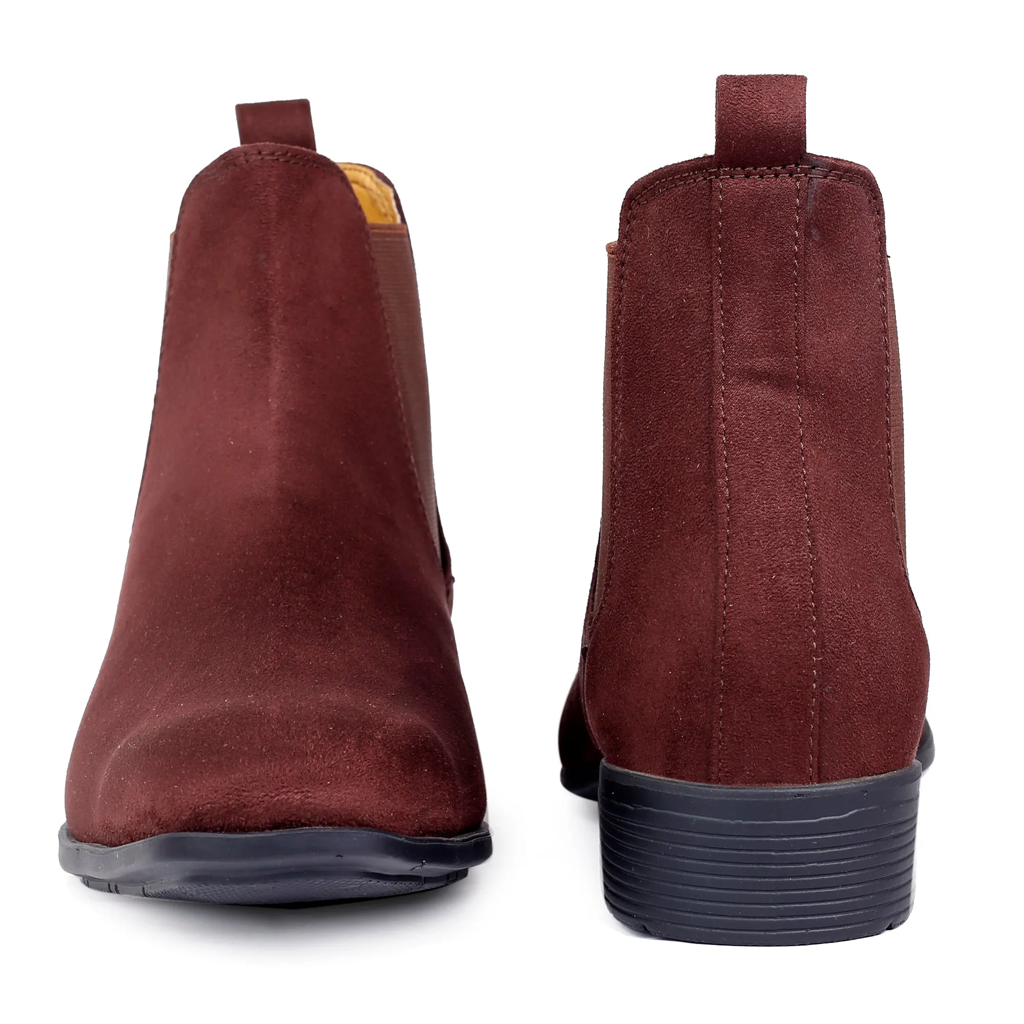 Men's Suede Chelsea Slip-on Boots