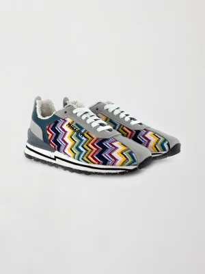 Missoni Running - White/Petroleum