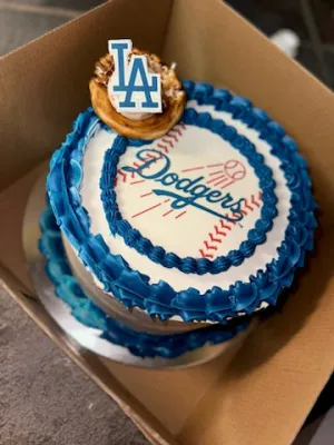 MLB Baseball Theme Birthday Cake