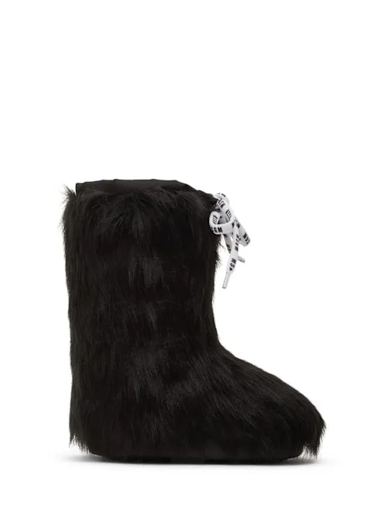 MSGM   Faux fur boots 