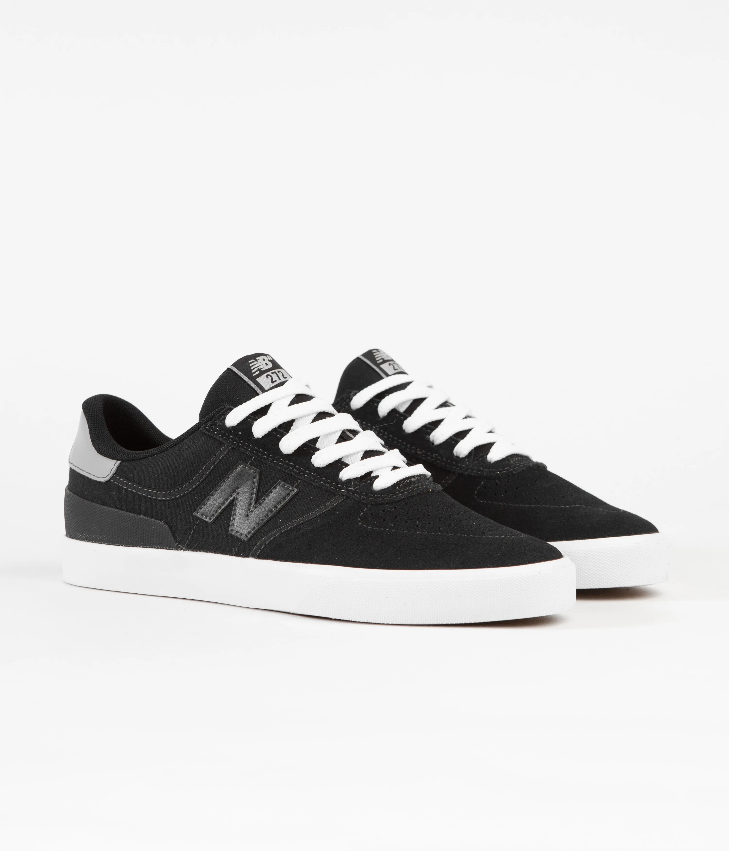 New Balance Numeric 272 Shoes - Black / White / Black