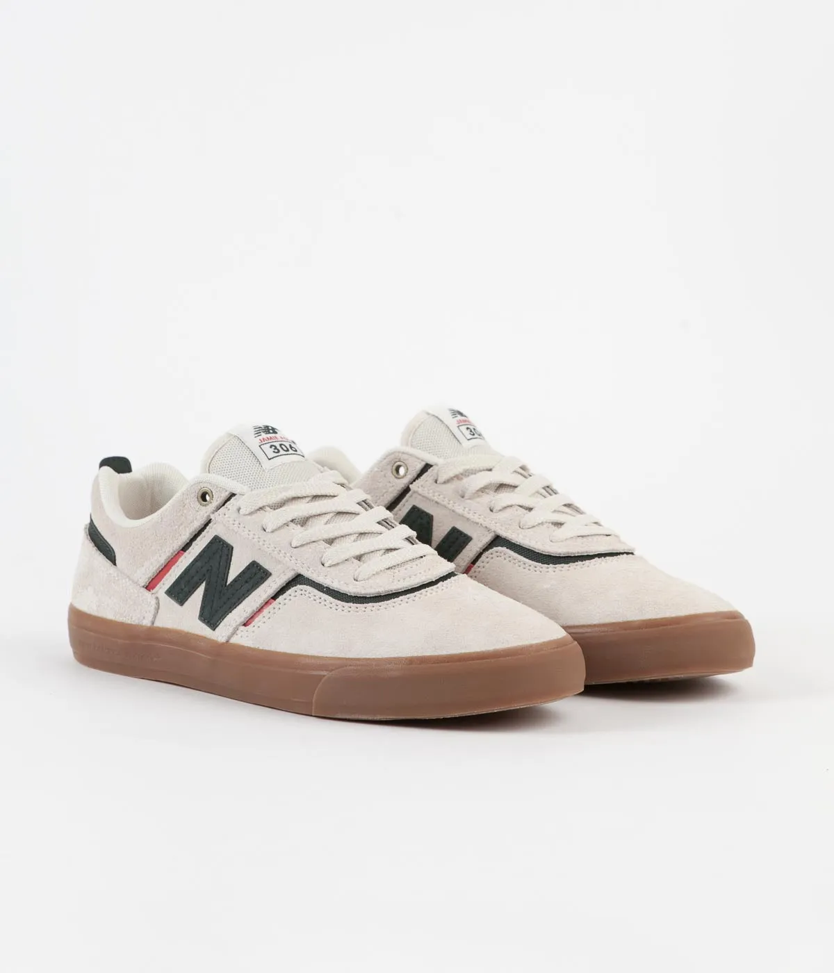 New Balance Numeric 306 Jamie Foy Shoes - White / Green