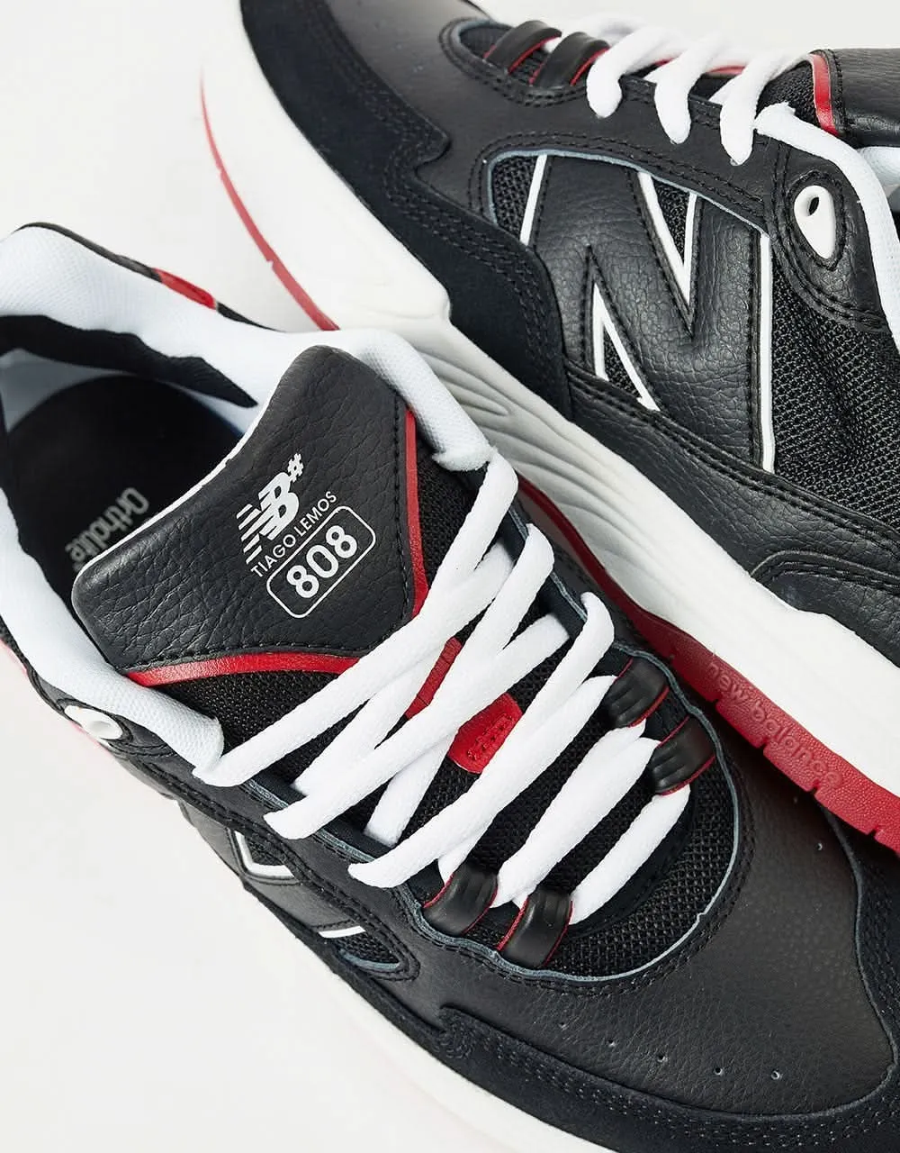 New Balance Numeric 808 Skate Shoes - Black/Red