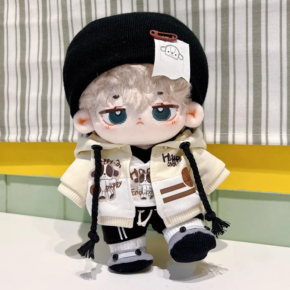 niannyyhouse 10cm 15cm 20cm Plush Doll Clothes Hat T-Shirts Pants Hoodies Shoes Sports Outfit Dolls Dress Up