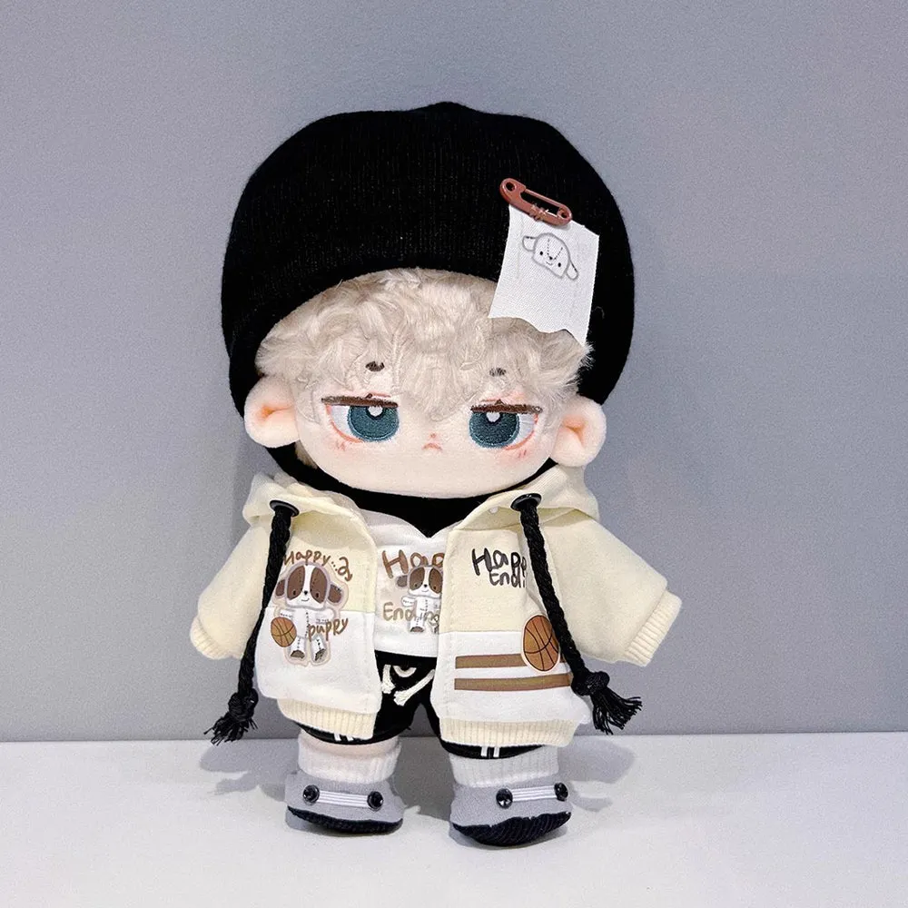 niannyyhouse 10cm 15cm 20cm Plush Doll Clothes Hat T-Shirts Pants Hoodies Shoes Sports Outfit Dolls Dress Up