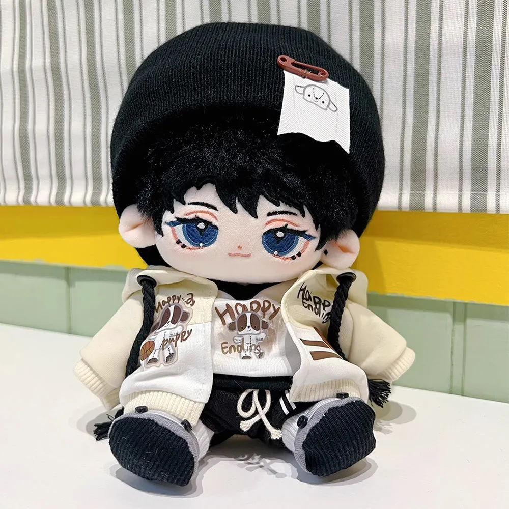 niannyyhouse 10cm 15cm 20cm Plush Doll Clothes Hat T-Shirts Pants Hoodies Shoes Sports Outfit Dolls Dress Up