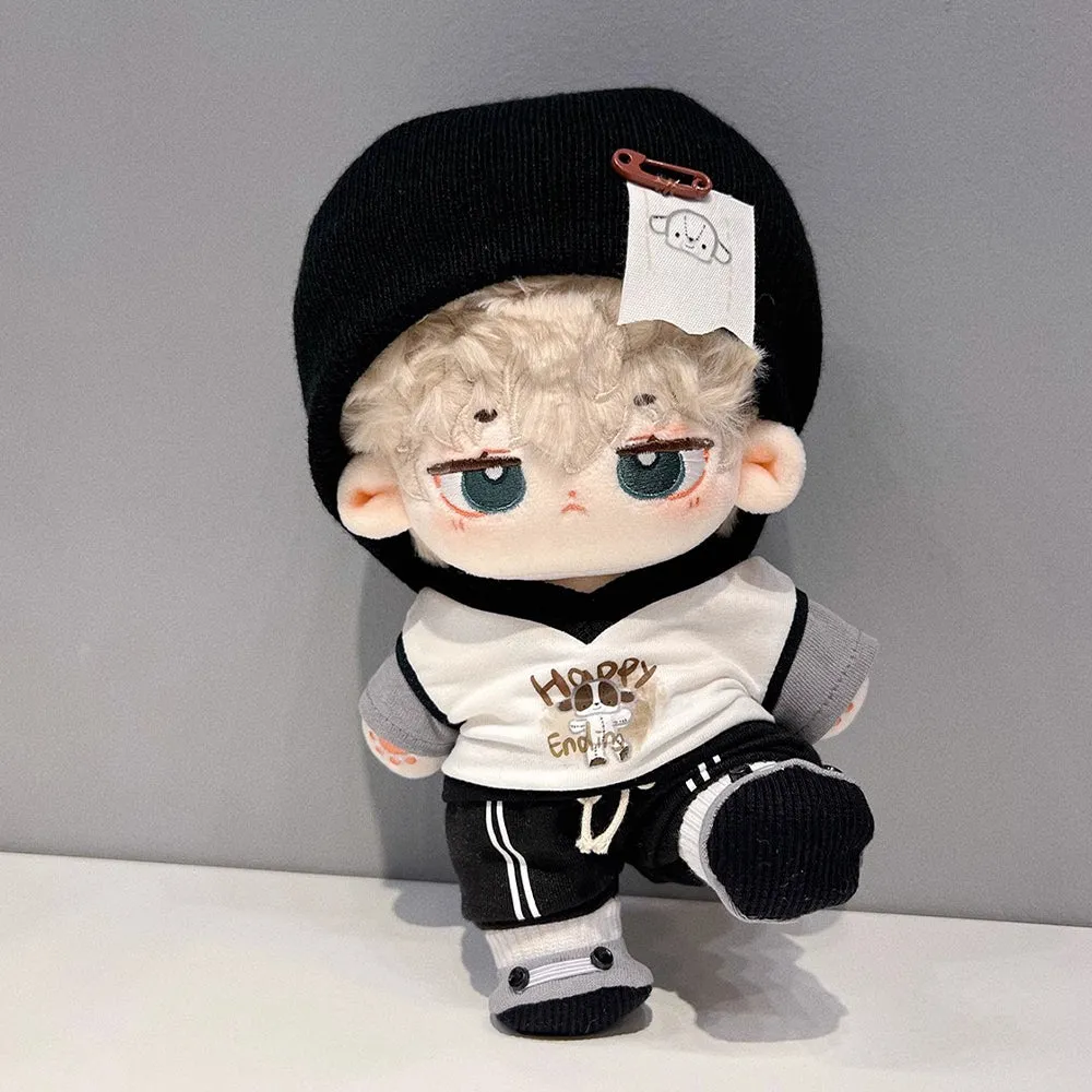 niannyyhouse 10cm 15cm 20cm Plush Doll Clothes Hat T-Shirts Pants Hoodies Shoes Sports Outfit Dolls Dress Up