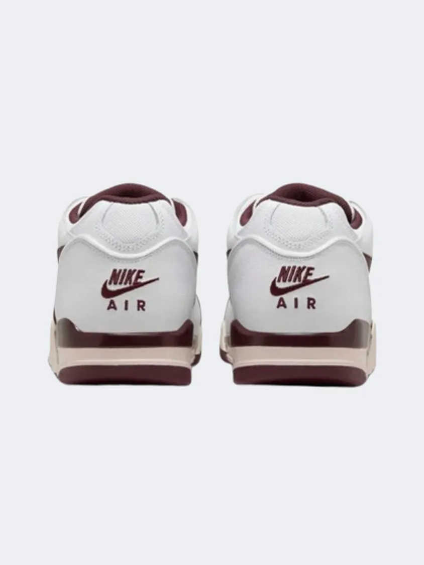 Nike Air Flight 89 Men Lifestyle Shoes White/Burgundy