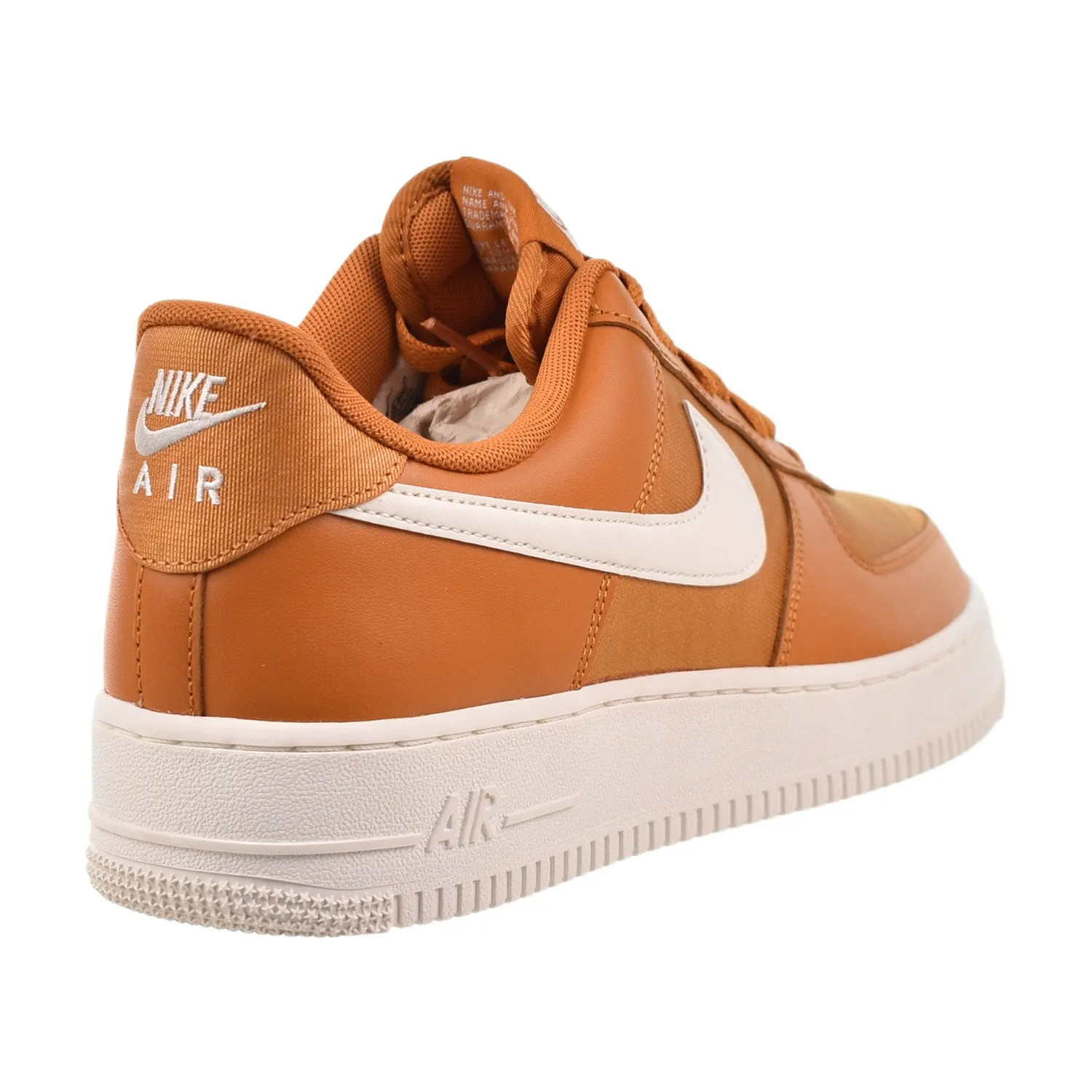 Nike Air Force 1 '07 LV8 "Nylon Orange" Men's Shoes Monarch-Sail