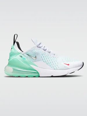 Nike Air Max 270 - White-Metallic Silver-Mint Foam