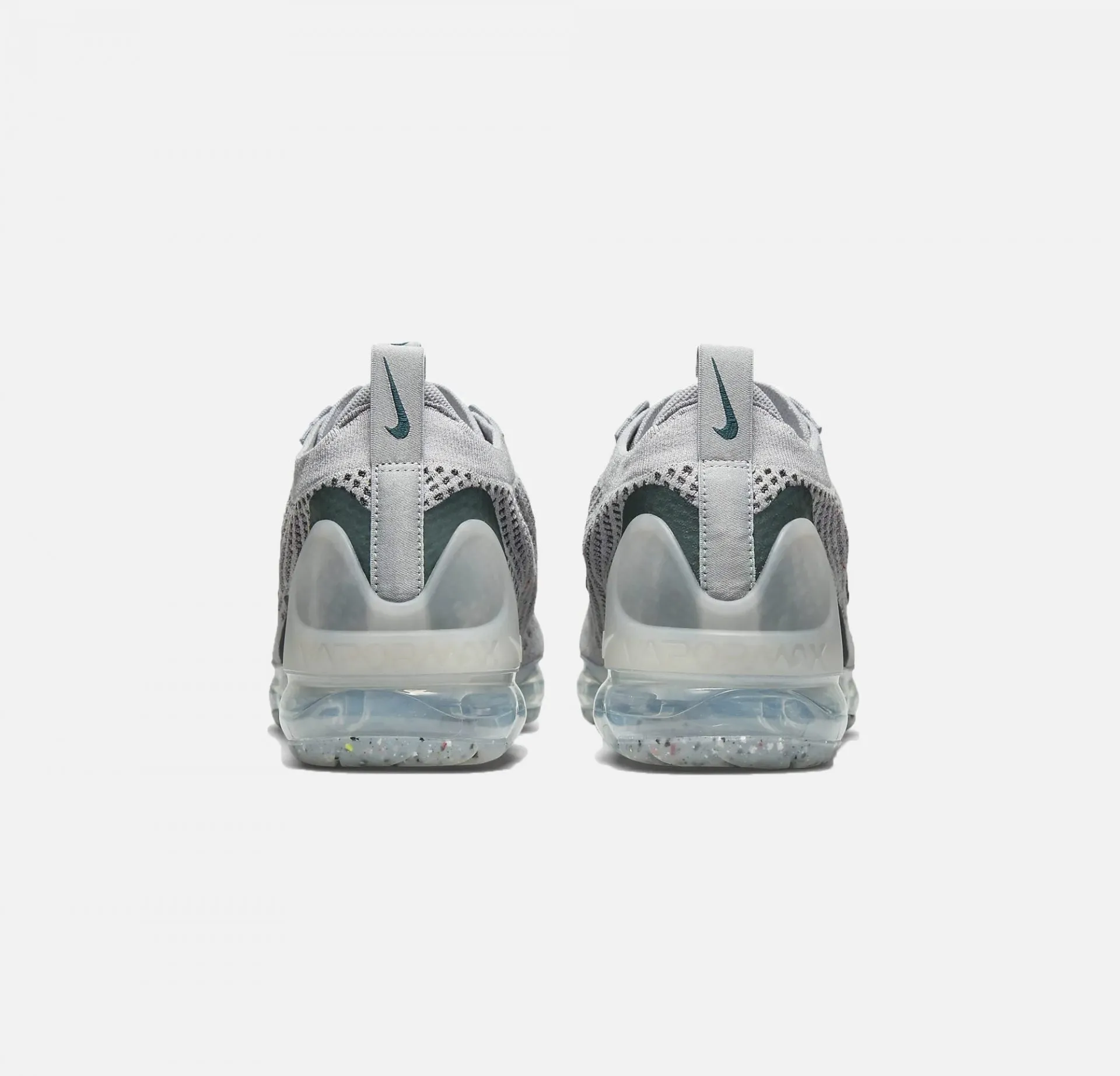 Nike | AIR VAPORMAX 2021 FK SE  { METALLIC SILVER / DARK ATOMIC TEAL