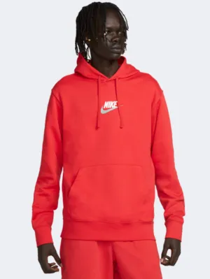 Nike Club Men Lifestyle Lifestyle Hoody University Red