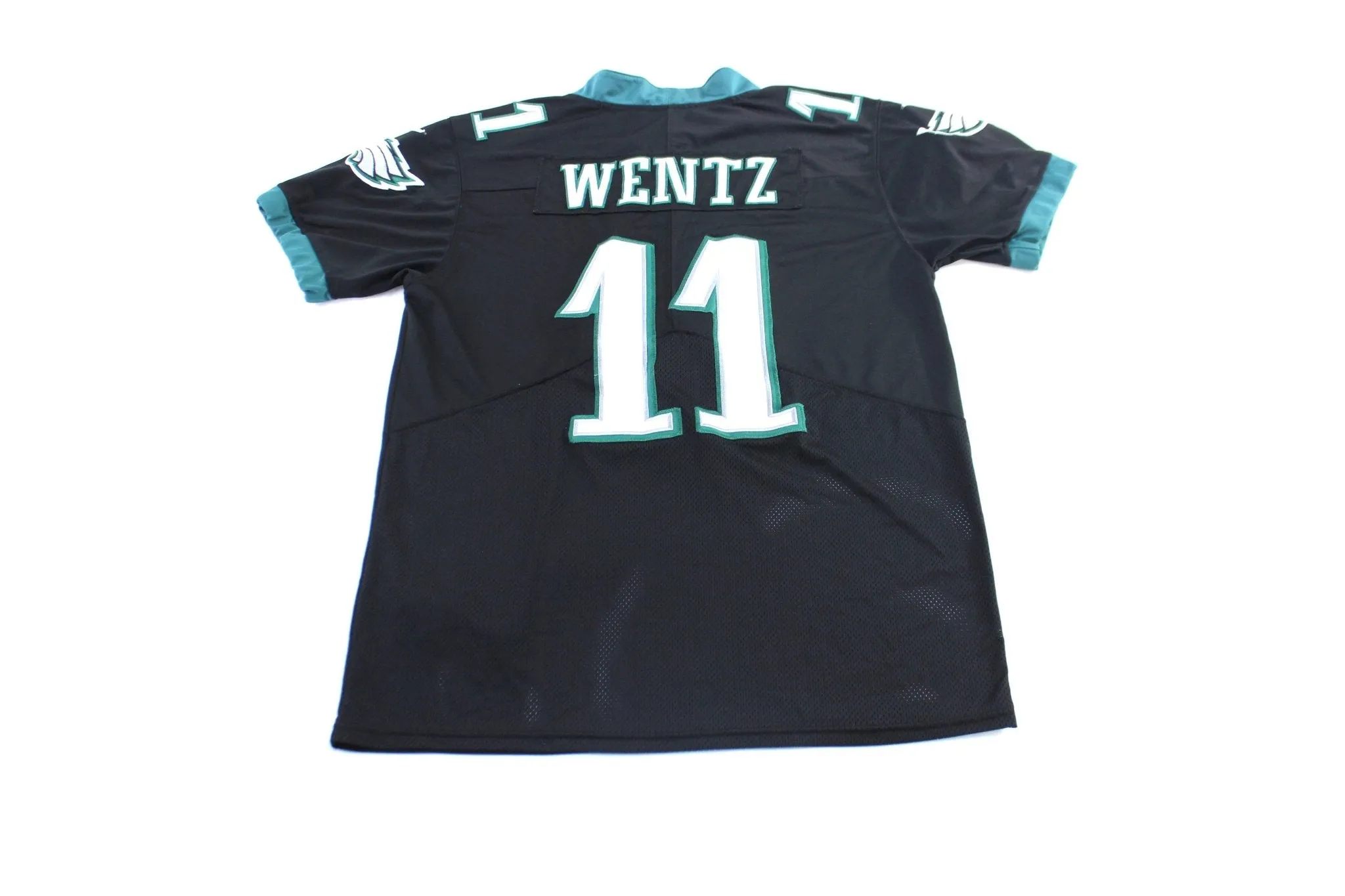 Nike Embroidered Logo Philadelphia Eagles Carson Wentz Football Jersey