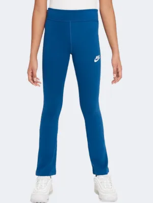 Nike Favourites Girls Lifestyle Tight Blue/White