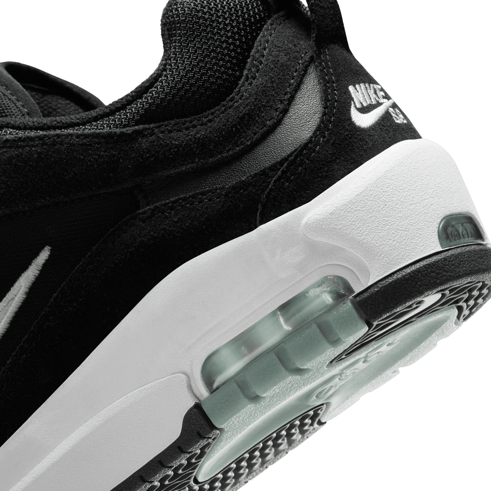 Nike SB Air Max Ishod 2 Skateboard Shoe - Black/White-Black-Black