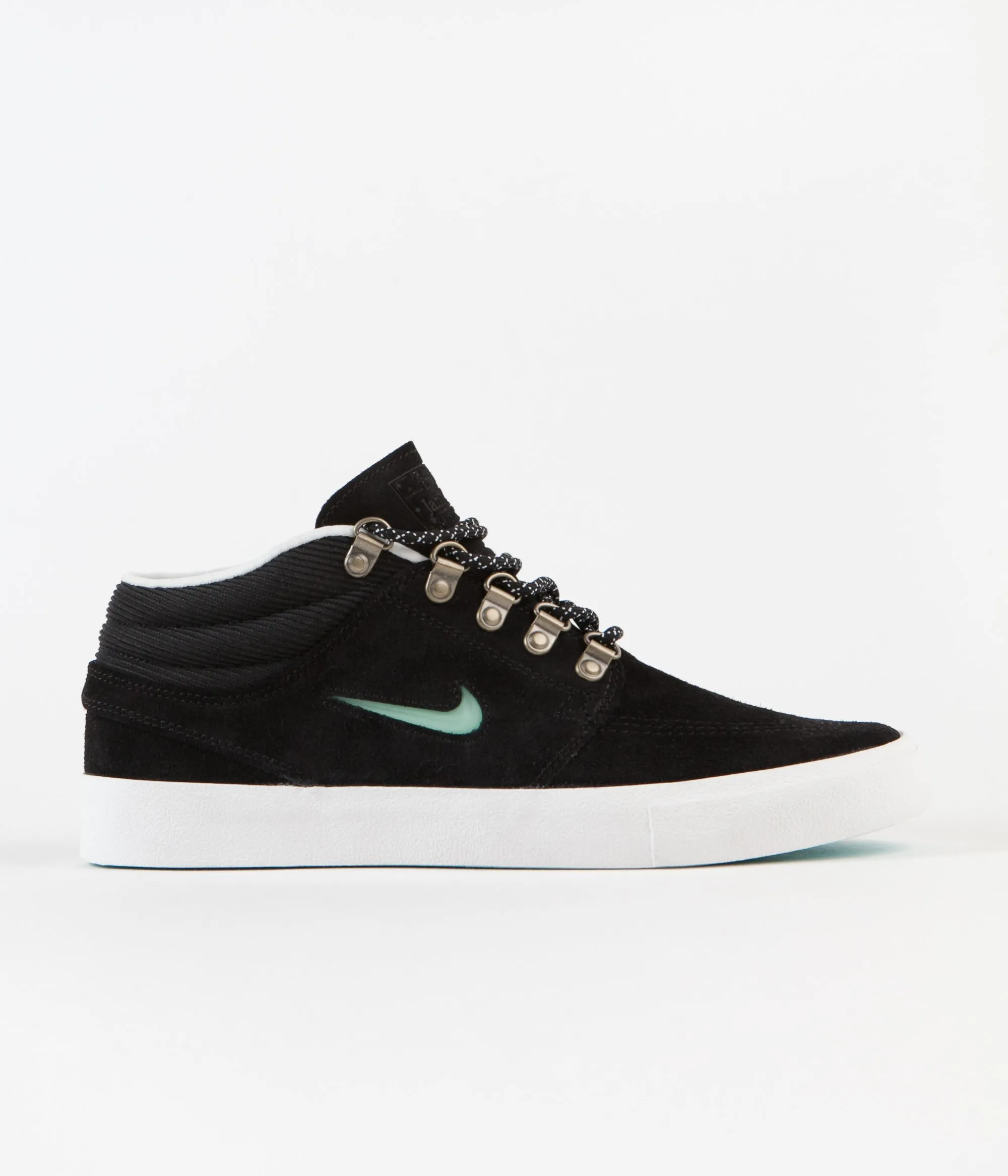 Nike SB Janoski Mid Remastered Premium Shoes - Black / Glacier Ice - Black - Summit White