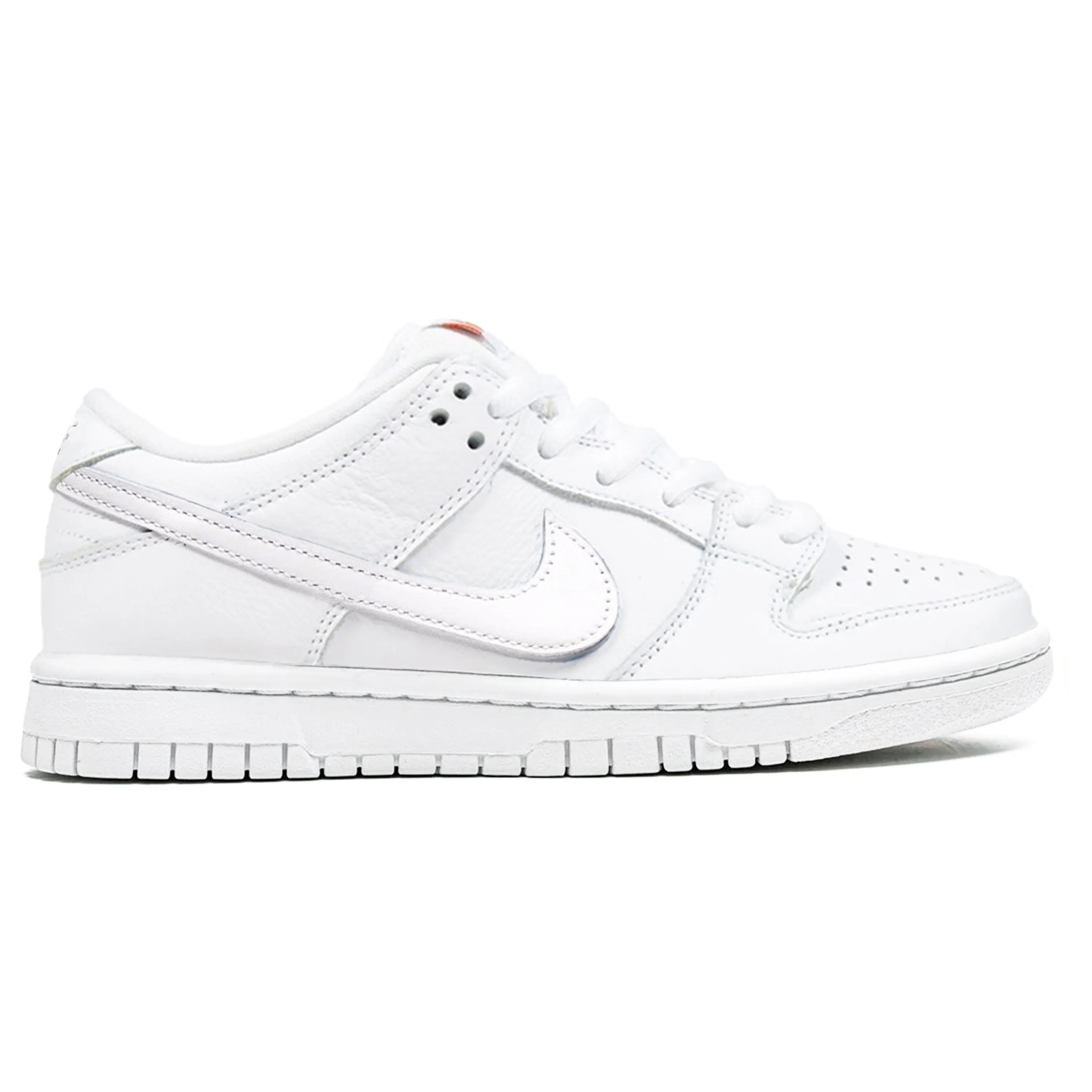 NIKE SB ORANGE LABEL DUNK LOW PRO ISO WHITE / WHITE-WHITE-WHITE