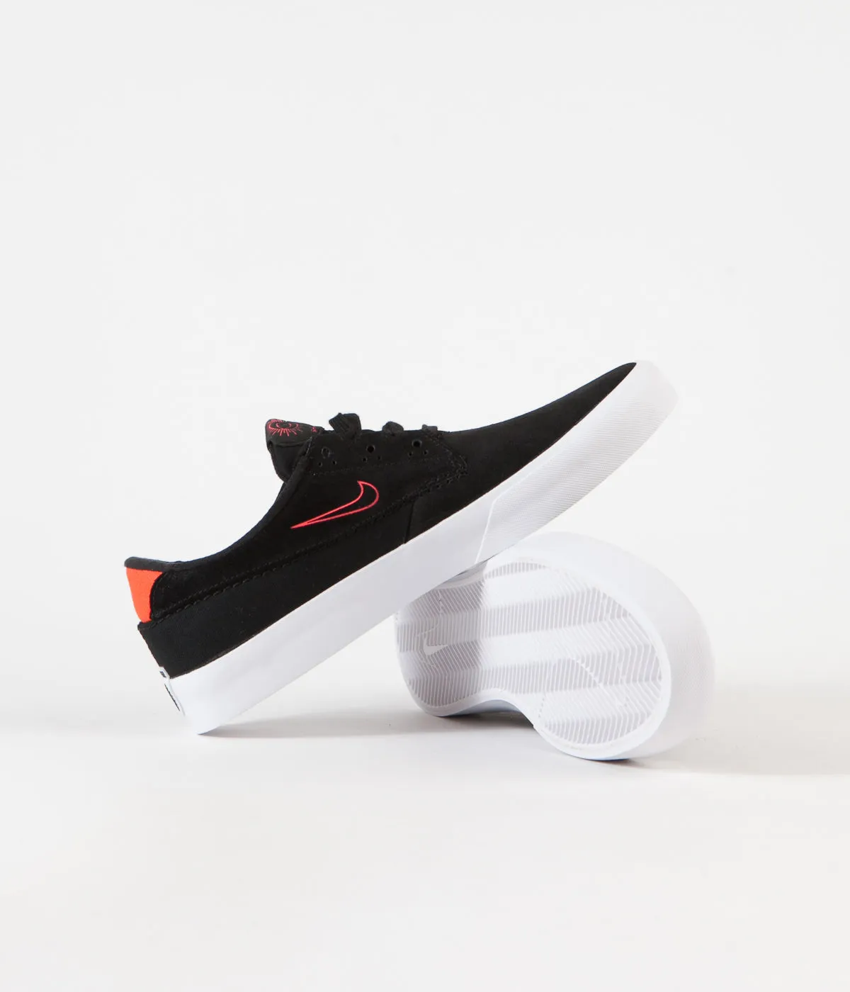 Nike SB Shane Shoes - Black / Bright Crimson - Black - White