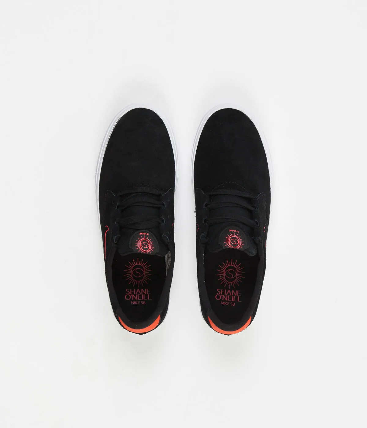 Nike SB Shane Shoes - Black / Bright Crimson - Black - White