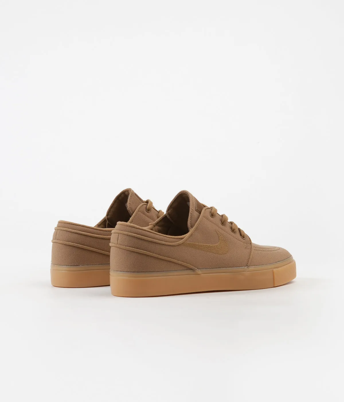 Nike SB Stefan Janoski Shoes - Golden Beige / Golden Beige - Gum Yellow