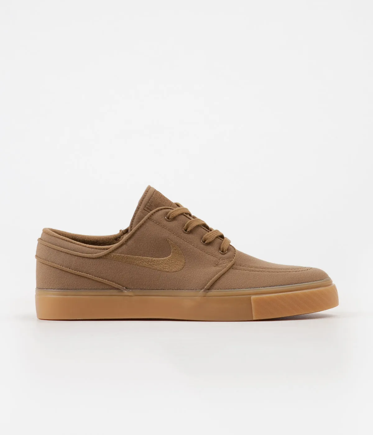 Nike SB Stefan Janoski Shoes - Golden Beige / Golden Beige - Gum Yellow