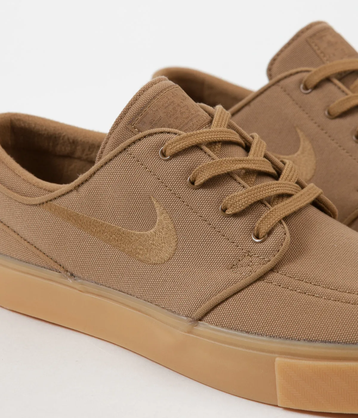 Nike SB Stefan Janoski Shoes - Golden Beige / Golden Beige - Gum Yellow