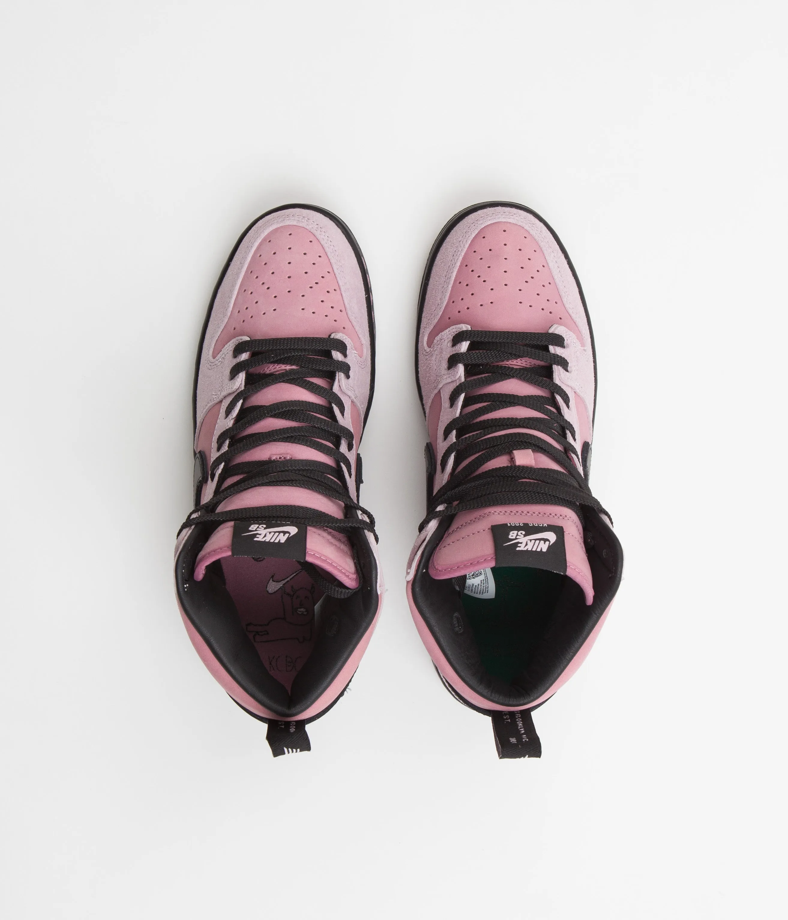 Nike SB x KCDC Dunk High Pro Shoes - Elemental Pink / Black