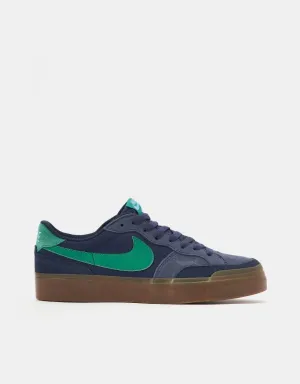 Nike SB Zoom Pogo Plus Skate Shoes - Midnight Navy/Malachite-Obsidian